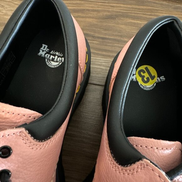 NEW Dr Martens 8053 Leather Platform Casual Shoe Boots Pink Lace Up Ankle EU 47 - Picture 5 of 10